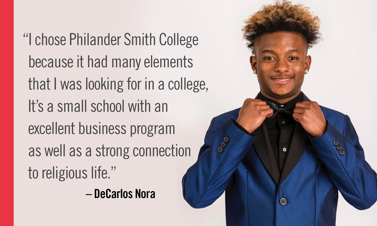 Philander Smith College Student, DeCarlos Nora Wins $500 Scholarship From GBHEM
