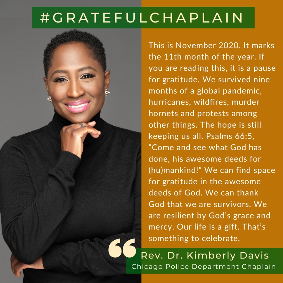 Grateful Chaplain - Rev. Dr. Kimberly Davis