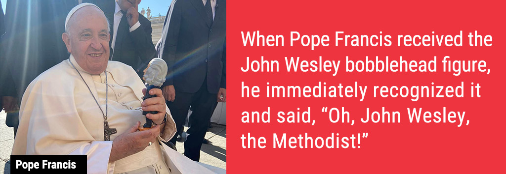 GBHEM Shares a Heartwarming Moment with Pope Francis