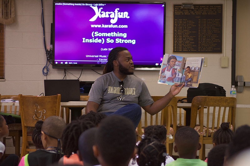 Luther Young, a third-year student at Vanderbilt Divinity School, has spent the past two summer mentoring elementary school children at the Freedom School at Clark Memorial UMC in Nashville. "I have learned that becoming pastor means becoming more aware of what my community needs and how God is calling me to be present in the lives of people who are struggling," says Young.
