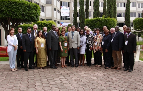 IAMSCU Board of Directors met before the opening ceremony