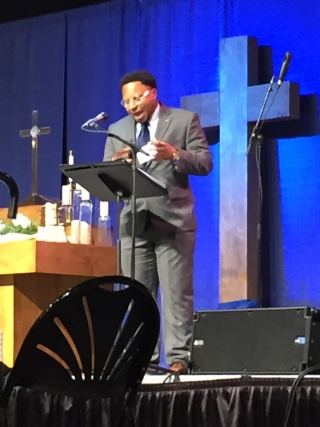 Rev. Kevin Kosh speaks about BCF at the Mississippi Annual Conference