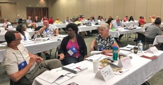 (Left to Right) Stephen Brinkley, Hospital; Jacqueline Kelley, CPE Supervisor; Virginia Millet, Hospital.