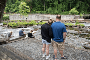 Worshippers at the river