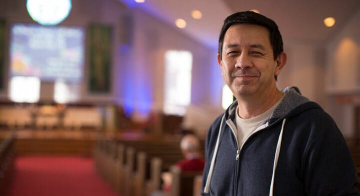 The Rev. Eduardo Stevens-Gonzales is the assoc. pastor at McKendree United Methodist Church in Lawrenceville, Ga. Photo taken Oct. 23, 2016. Photo by Kathleen Barry, United Methodist Communications