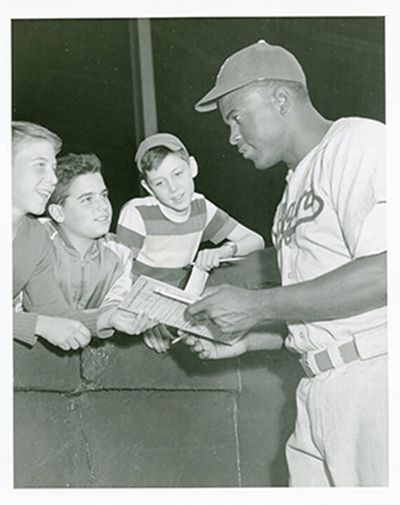 Jackie Robinson, Photo courtesy of the National Archives